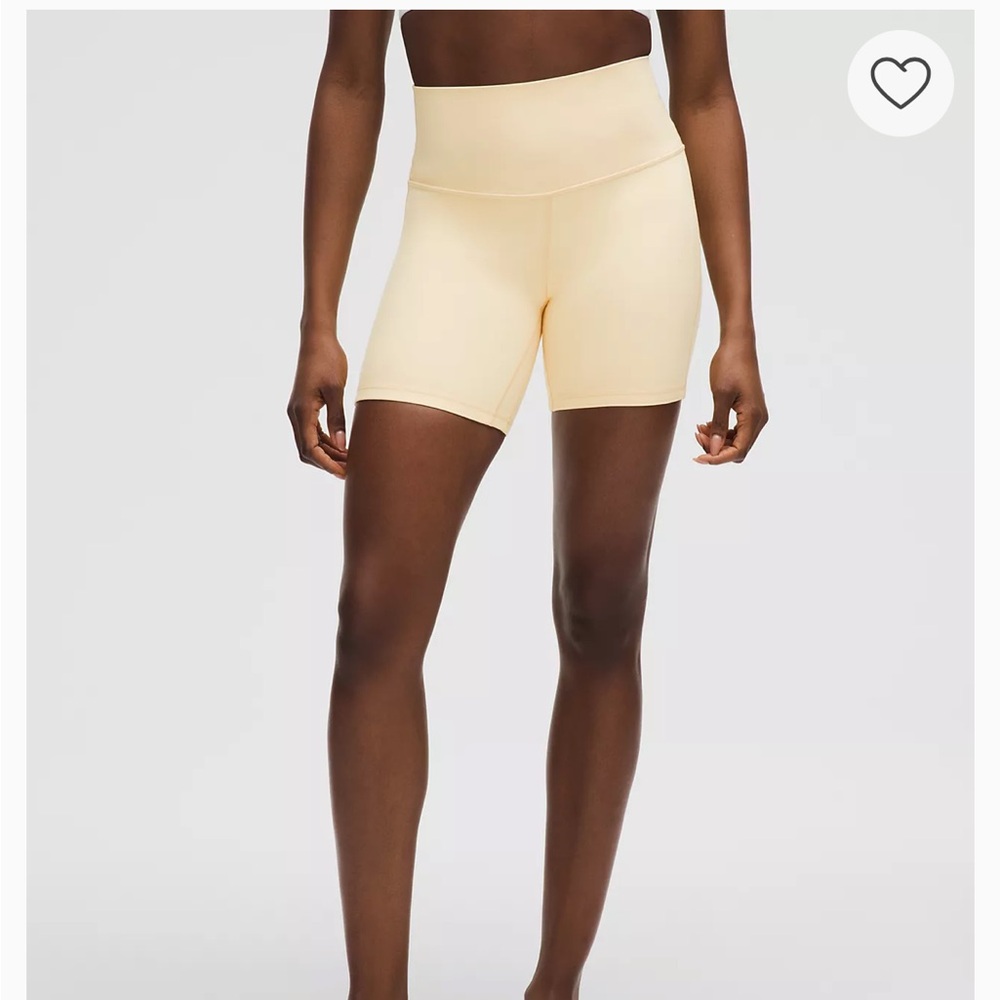 Lululemon Athletica Align Shorts in Buttercream